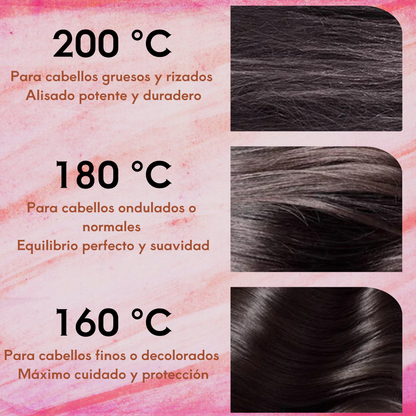 Cepillo Alisador Inalámbrico Portátil